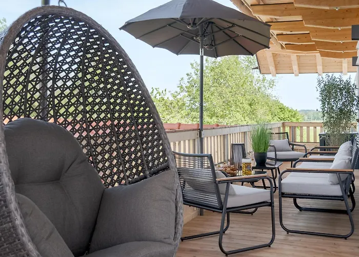 아파트 Fenjoy Ferienapartments Am Chiemsee - Balkon - Bbq 베르나우암히엠지